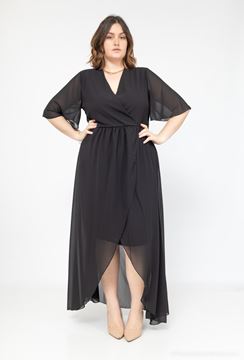 Picture of CURVY GIRL CHIFFON DRESS